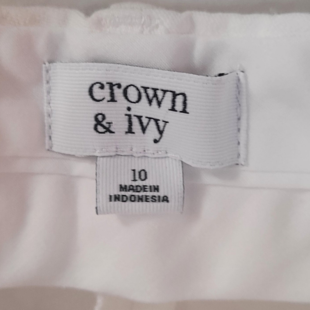 Crown & Ivy  White Chinos - Picture 4 of 7